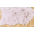 big white sheepskin faux fur floor rug for chair